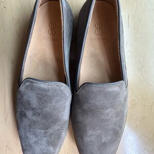 Bill Blass Gray Suede Women's Shoes
